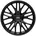 8 5 x 19 5 x 112 ET45 Racing-Schwarz Hornpoliert