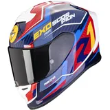 Scorpion EXO-R1 Evo Air Coup, blau-rot-gelb - M