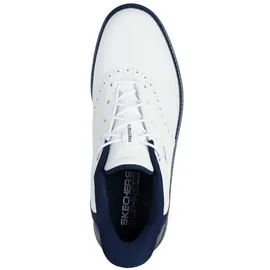 SKECHERS Go Golf Prestige Herrenschuhe - Weiß/Blau / normal / 44,5