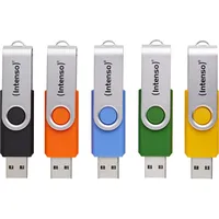 Intenso 5er-Pack Intenso Office Line Typ-A USB-Stick 16GB Swivel,