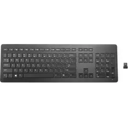 HP Wireless Premium Tastatur, Volle Größe (100%), Kabellos, RF Wireless, Membran