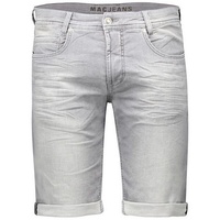 MAC Slim Fit Jeansbermudas im 5-Pocket-Design Modell 'Jogn', Hellgrau, 36