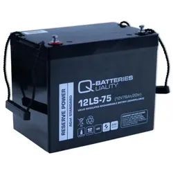 Q-Batteries 12LS-75 12V 75Ah Blei Akku Standard-Typ AGM 10 Jahres-Typ