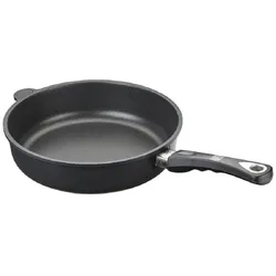AMT Gastroguss AMT Schmorpfanne Aluguss, Ø 24 cm, Höhe 7 cm, Antihaftbeschichtung, induktionsfähig, backofenfest