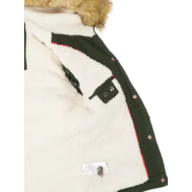 Navahoo Winterjacke "Pearl", Damen, Gr. M (38), grün, Obermaterial: 100% Polyester. Innenseite: 100% Polyester. Futter: 100% Polyester. Fellimitat: 90% Polyacryl, 10% Polyester, Jacken Winterjacke, mit warmem Teddyfell