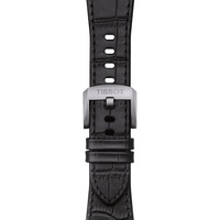 Tissot T852.047.562 Uhrenarmband Leder Schwarz für PRX Modelle