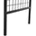 Outsunny Pflanzbogen mit Bank 154 x 60 x 205 cm Schwarz