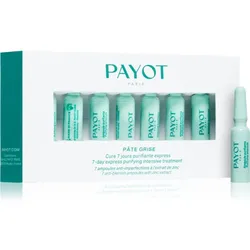 Payot Pâte Grise Cure 7 Jours Purifiante Express 7-tägige Intensivpflege zur Linderung von Akne-Symptomen 7x1,5 ml