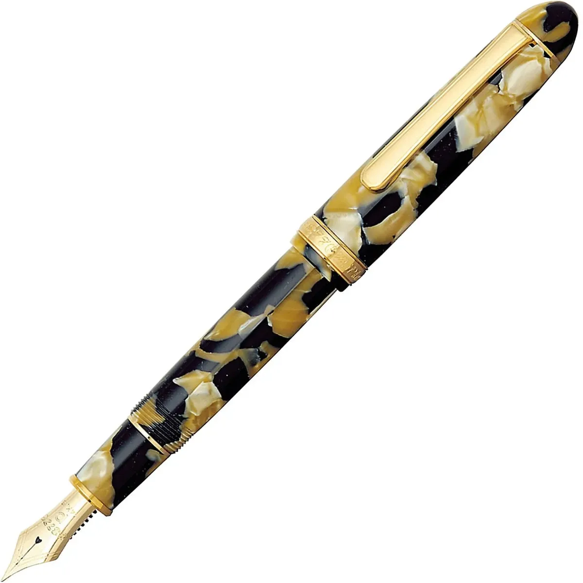 Platinum, Füller, #3776 Century Celluloid, 14Kt, Calico