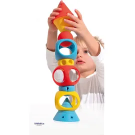 Moluk 120638 Moluk Building Set, blau/rot/gelb, 9-teilig (1 Set)