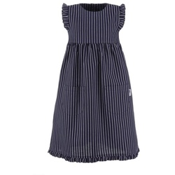 modAS Strandkleid Kinder Fischerkleid Streifen Maritim – Streifenkleid für Mädchen blau 104