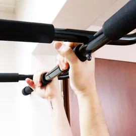 Best Sporting Multifunktions Tür-Reck Klimmzugstange mit Softgrip Belastbar bis 100 kg