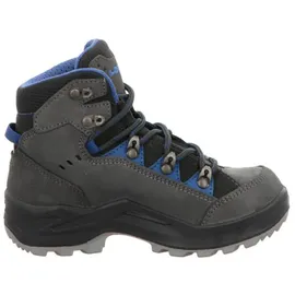 Lowa Kody Evo GTX Mid Junior (Veloursleder, wasserdicht) anthrazitgrau/blau Kinder