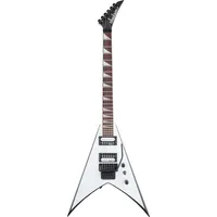 Jackson JS32 King V White w/Black Bevels