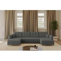 Altdecor Ecksofa in U-Form mit Schlaffunktion und Bettkasten APOL-U