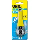 UHU Korrekturroller, ergonomisch, schnell und präzise, weiß, 10 m x 4,2 mm