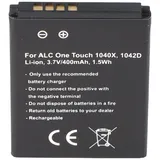 AccuCell Akku passend für den Alcatel CAB0400000C1 Akku One Touch 1040X, One Touch 1042D, OT 1040X, OT 1042D