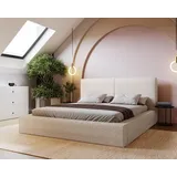 emporius Polsterbett 200x200 Morin Boucle - Doppelbett, Schlafzimmer, (Creme Anthology 1)