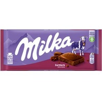Milka Tafelschokolade Zartherb, 100g