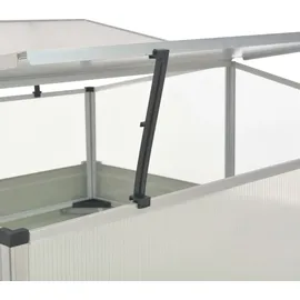 vidaXL Gewächshaus 100 x 100 x 77 cm Anthrazit