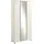VOSS MÖBEL Salea Garderobenschrank 89x193x37 silber weiß