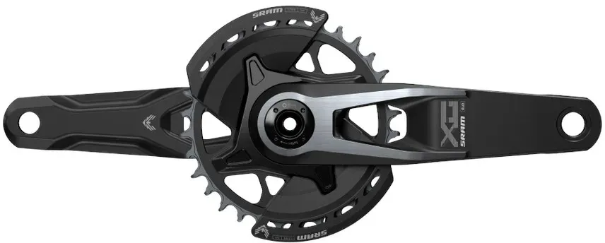 SRAM X0 Eagle V2 DUB Kurbel | 55 mm Kettenlinie 174 mm Q-Faktor | schw