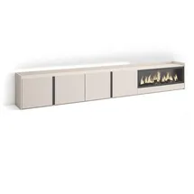 SKRAUT HOME Lowboard 315x50 cm Beige Holzwerkstoff