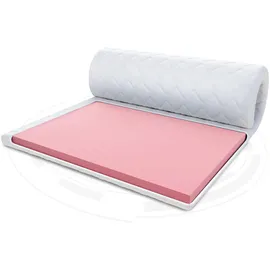 Fdm Topper VISCO MAX 120 x 200 cm Höhe 8 cm weiß