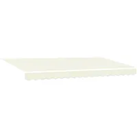VidaXL Einziehbare Markise Creme und Anthrazit 400 x 200