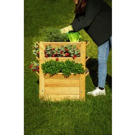 Westmann Hochbeet Premium L 65 x 65 x 73 cm Natur