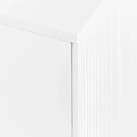 Beliani Waschbeckenunterschrank 80 x 40 x 52 cm Weiß