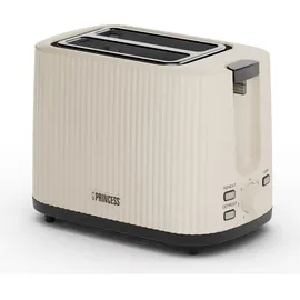 Princess Toaster Wave, 2-Scheiben, 7 Stufen, automatische Abschaltung, 930W, Beige, 930 W, 142337
