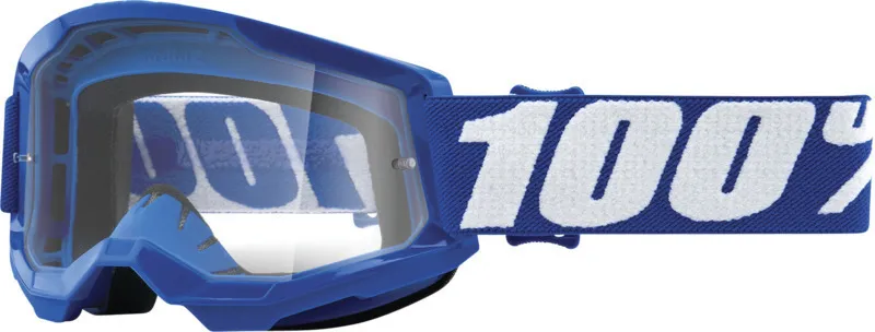 100% Strata 2 Essential Jeugd Motorcross Bril, blauw