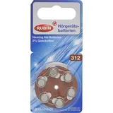 RUBIN Hörgerätebatterien Typ 312 - 6.0 Stück