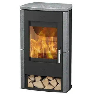 Fireplace Kaminofen Brasil  (6 kW, Raumheizvermögen: 108 m3, Verkleidung: Speckstein, Schwarz)