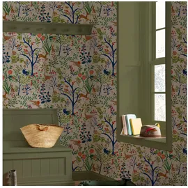 Joules Vliestapete Enchanted Woodland 48 cm x 10 m 1 St beige
