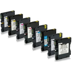 Multipack kompatibel zu Ricoh 405761 / GC41 enthält 8x Tintenpatrone