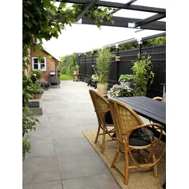 Plus Rustik 180 x 158 cm schwarz