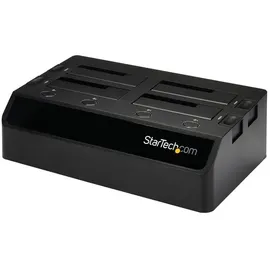 Startech StarTech.com USB 3.0 4 Bay 2,5 / 3,5 SATA III Festplatten Dockingstation mit UASP und zwei Lüftern, 6,4 / 8,9 cm HDD / SSD Dock