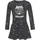 Kidsworld Jerseykleid in anthrazit-gemustert | Gr.: 128/134