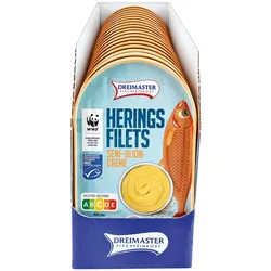 Dreimaster Heringsfilet Senf-Dijon-Creme 200 g, 18er Pack