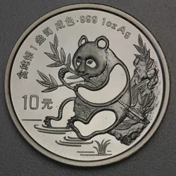 Silbermünze 1oz Panda 1991 (China)