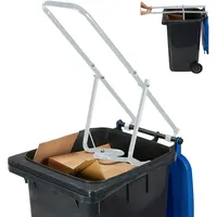 Relaxdays Müllpresse 34 cm Grau