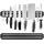 penxua Magnetische Messerstreifen (38,1 cm x 2er-Set), magnetischer Messer-Aufbewahrungsstreifen, Messerhalter, Messerleiste, Küchenutensilienhalter, Werkzeughalter, Mehrzweck-Magnet-Messerregal