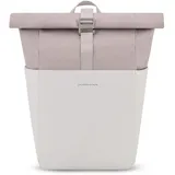 Kapten & Son Rucksack Lund Basic Muted Clay 14-16,5 L | Rolltop Damen & Herren | Handgepäck Rucksack mit 14'' Laptopfach | Vegan & Wasserabweisend - 14-16,5 L