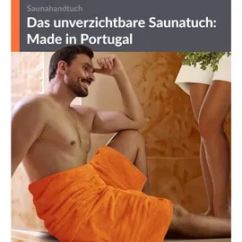 Lashuma London Saunatuch 100 x 200 cm orange