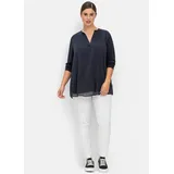 sheego Longbluse blau 44