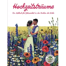 Papierfresserchens MTM-Verlag Hochzeitsträume Malbuch 1 St. Farben der Liebe