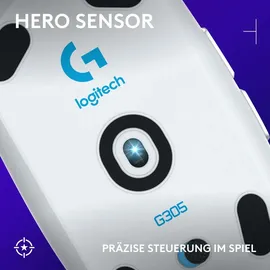 Logitech G305 Lightspeed Wireless Gaming Maus weiß