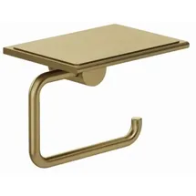 Kludi VELA R Toilettenpapierhalter 58971N0 mit Ablage Brushed Gold